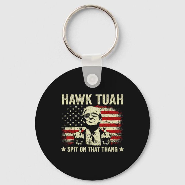 Porte-clés La Parodie Virale De L'Élection De Hawk Tush (Recto)