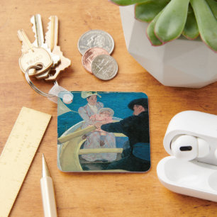 Porte-clés La Partie en bateau par Mary Cassatt, Beaux-Arts V