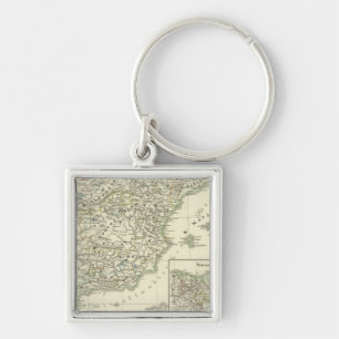 Porte-clés La péninsule ibérique depuis le début