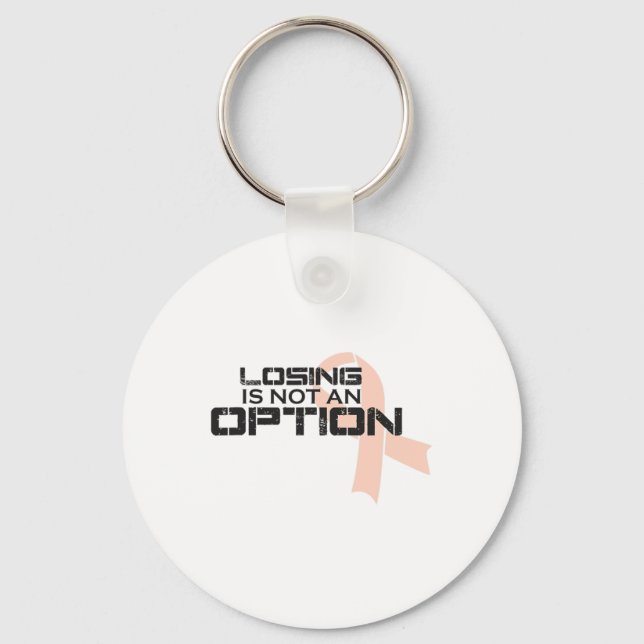 Porte-clés La Perte N'Est Pas Une Option Sensibilisation Au C (Recto)