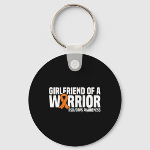 Porte-clés La Petite Amie D'Un Guerrier Orange Ribbon Rsdcrps