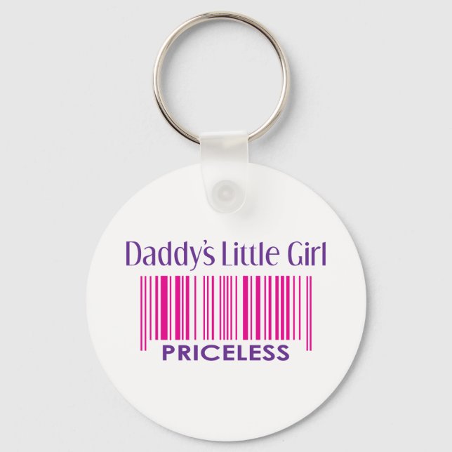 Porte-clés La petite fille de papa : sans prix (Recto)