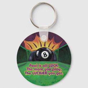 Porte-clés La piscine est la chance