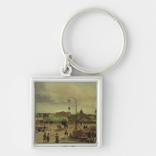 Porte-clés La Place de la Concorde en 1829 (Devant)
