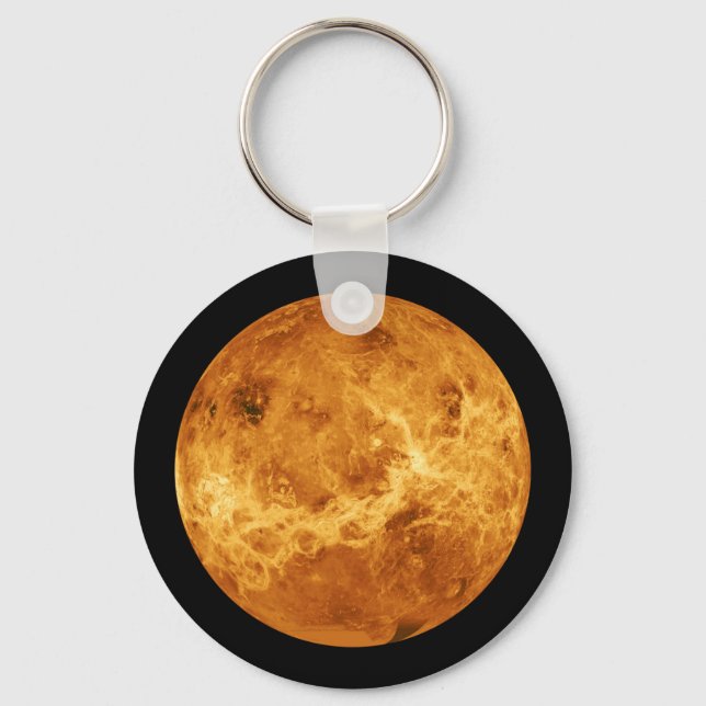 Porte-clés La planète Vénus de l'espace extra-atmosphérique (Recto)