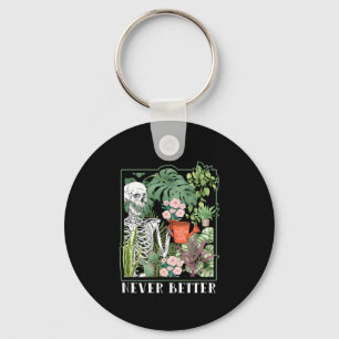 Porte-clés La plante Lady Halloween jamais mieux Skeleton Gar