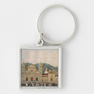 Porte-clés La plaza de Bolivar, Bogota, 1837