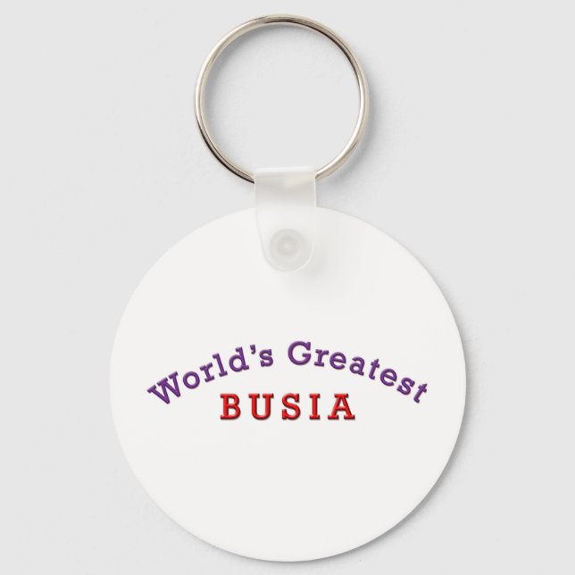 Porte-clés La plus grande Busia du monde (Recto)