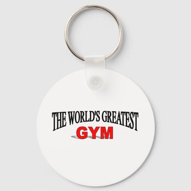 Porte-clés La plus grande salle de sport du monde (Recto)