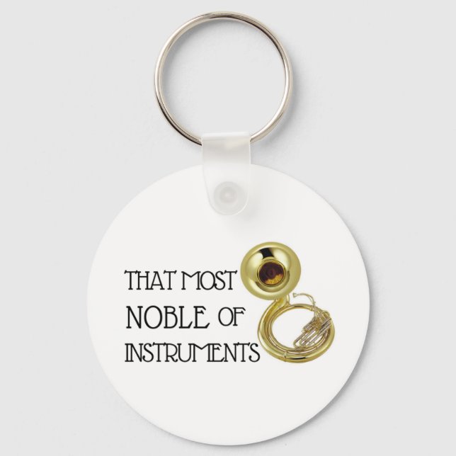 Porte-clés La plus noble des instruments - Sousaphone (Recto)