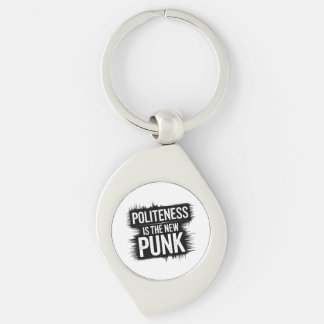 Porte-clés La Politesse Est Le Nouveau Punk