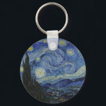 Porte-clés La Porte - clé de nuit étoilée<br><div class="desc">The Starry Night by Vincent van Gogh Porte - clé The Starry Night est un tableau de l'artiste post-impressionniste néerlandais Vincent van Gogh. Le tableau dépeint la vue à l'extérieur de la fenêtre de son sanitarium la nuit, bien qu'il ait été peint de mémoire pendant la journée. La partie centrale...</div>