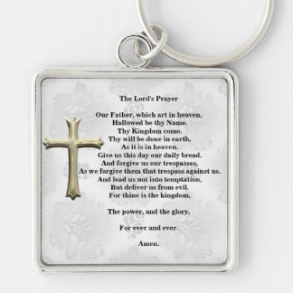 Porte-clés La prière du Seigneur (blanche)