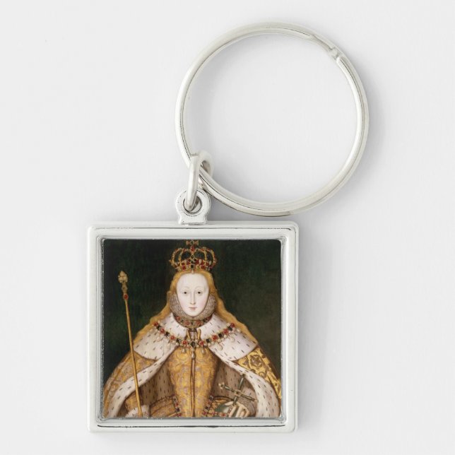 Porte-clés La Reine Elizabeth I dans des robes longues de (Devant)