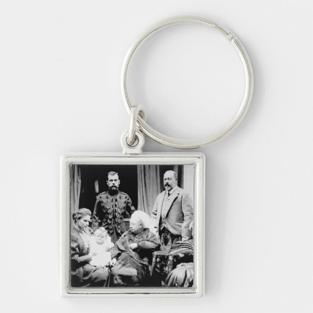 Porte-clés La Reine Victoria, tsar Nicholas II (Devant)