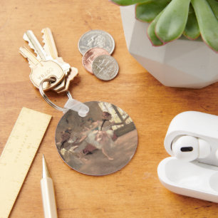 Porte-clés La Répétition d'Edgar Degas, Art de ballet vintage