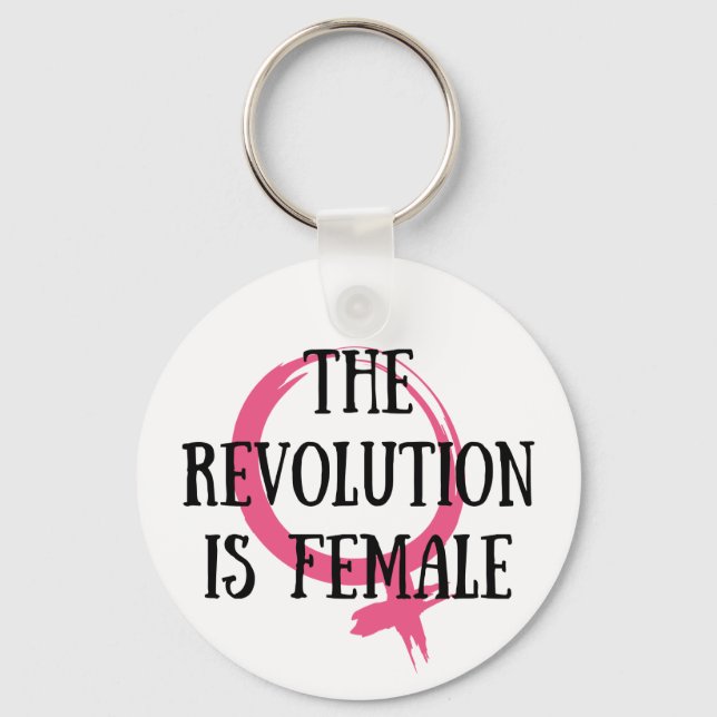 Porte-clés La révolution est féminine (Recto)