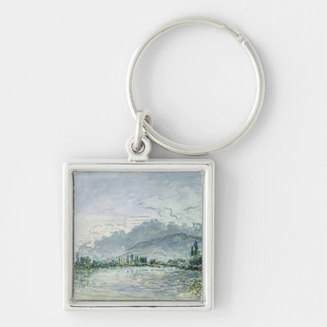 Porte-clés La rivière Isere à Grenoble, 1877 (Devant)