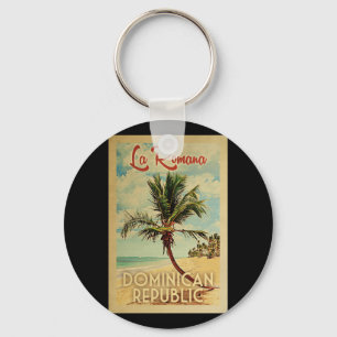 Porte-clés La Romana Palm Tree Vintage Travel