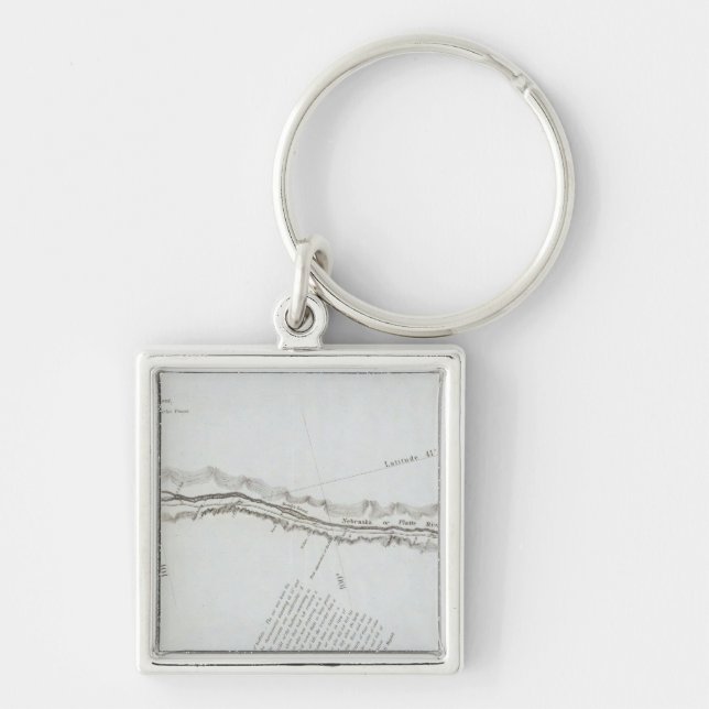 Porte-clés La route du Missouri à l'Oregon (Devant)