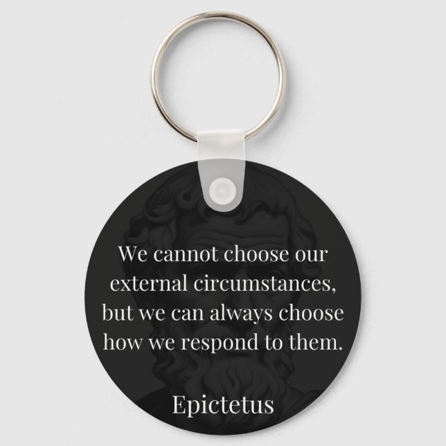 Porte-clés La sagesse d'Epictetus : l'autonomisation par la r (Recto)