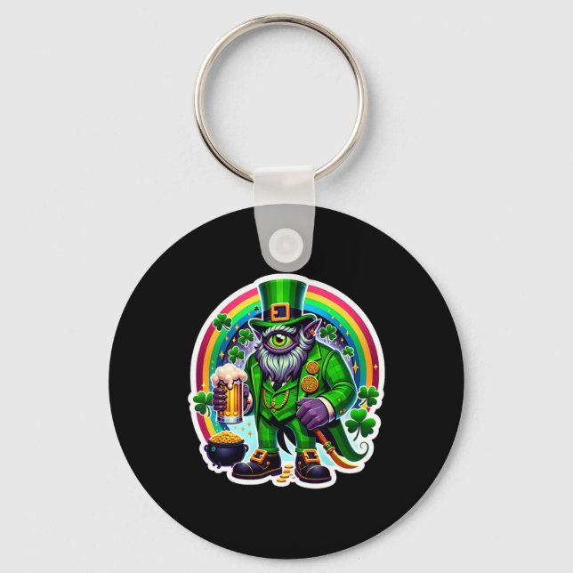 Porte-clés La Saint-Patrick Bylor du mauvais œil démon irland (Recto)