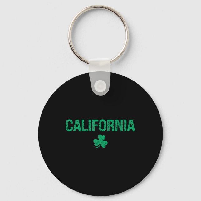 Porte-clés la Saint-Patrick Californienne Shamrock  (Recto)