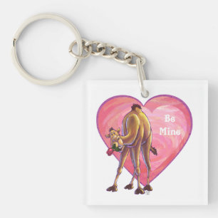 Porte-clés La Saint-Valentin au chameau
