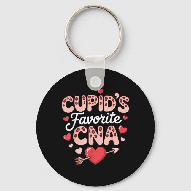 Porte-clés La Saint-Valentin de la Cna préférée de Cupidon In (Recto)