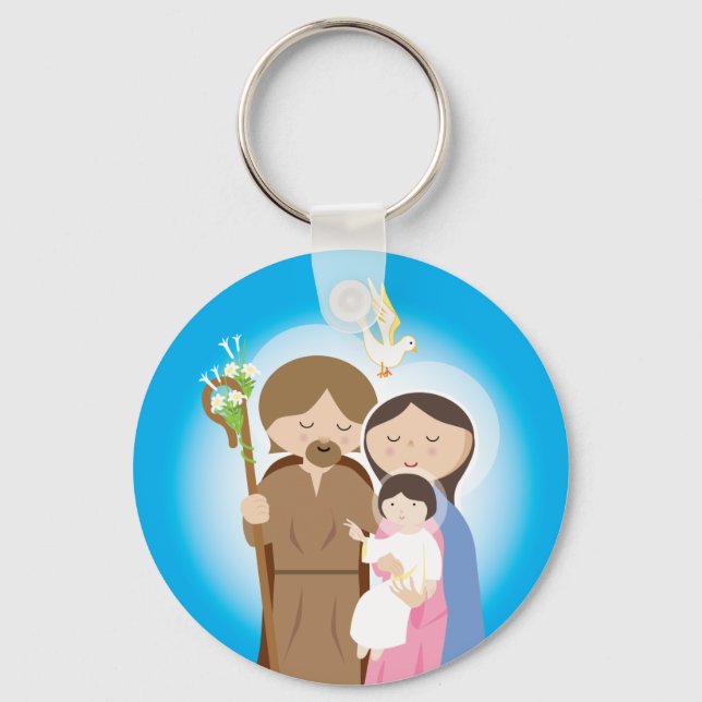 Porte-clés La Sainte Famille (Recto)