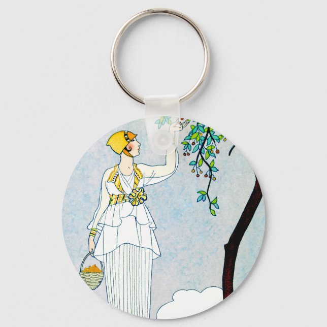 Porte-clés La Saison Des Prunes Mirabelles (Recto)