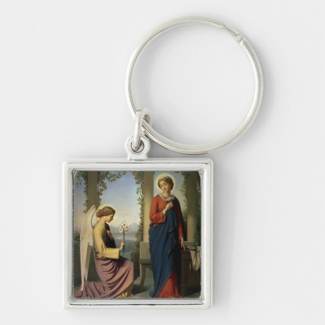 Porte-clés La salutation angélique, ou l'annonce, 1860 (Devant)