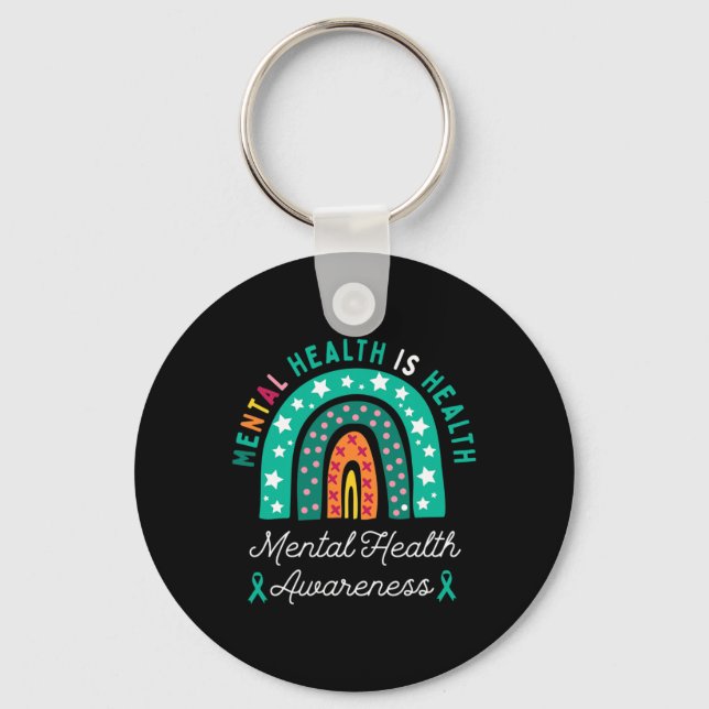 Porte-clés La santé mentale est la santé (Recto)