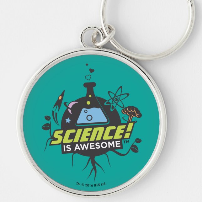 Porte-clés La Science est impressionnante (Devant)