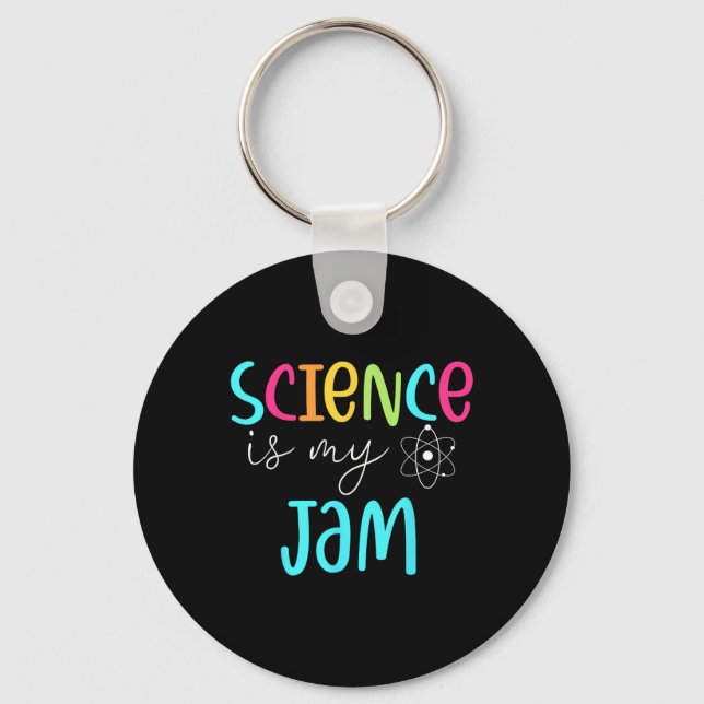 Porte-clés La science est ma confiture Cute Prof de science A (Recto)