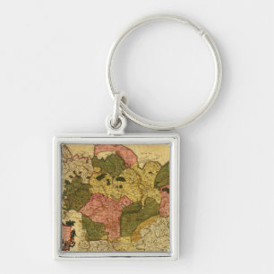 Porte-clés La Sibérie, RussiaPanoramic MapSiberia, Russie