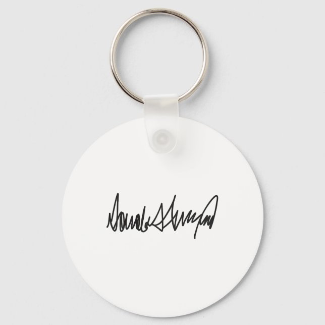 Porte-clés La signature Donald John Trump (Recto)