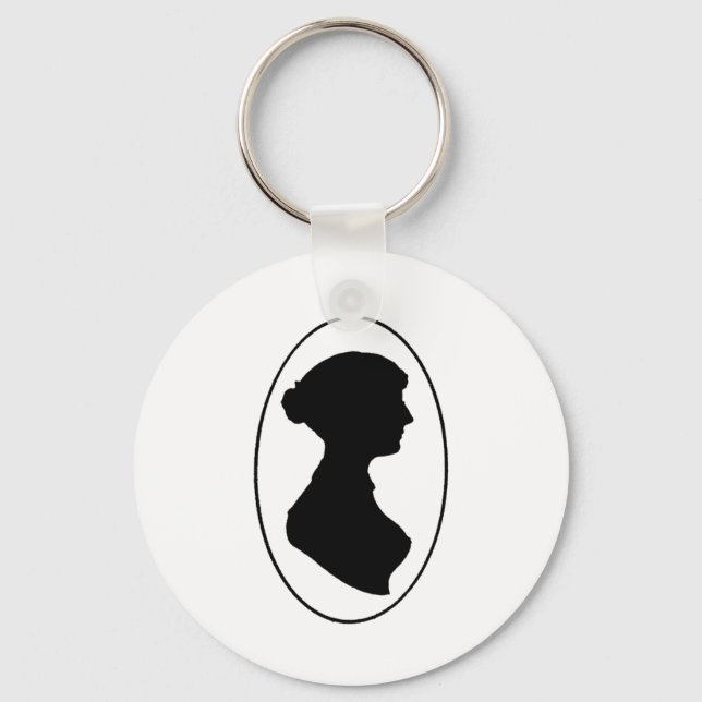 Porte-clés La silhouette de Jane Austen (Recto)