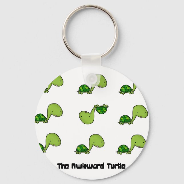 Porte-clés La tortue agitée (Recto)