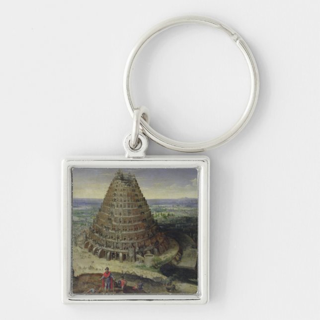 Porte-clés La tour de Babel, 1594 (Devant)