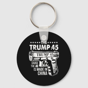 Porte-clés La Trump 45 Est À L'Origine Du 46 Fait En Chine