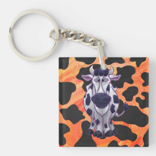 Porte-clés La vache noire et l'Orange sauvage