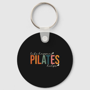 Porte-clés La vie arrive pilates aide motivation de travail