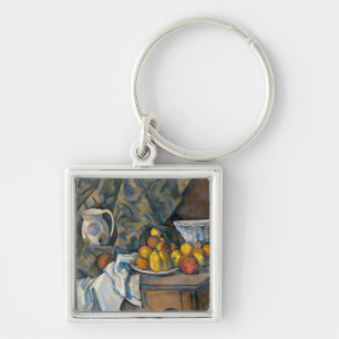 Porte-clés La vie de Paul Cezanne toujours avec des pommes