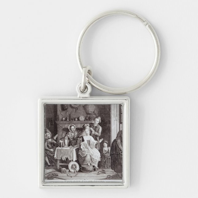 Porte-clés La vie élevée au-dessous des escaliers (Devant)