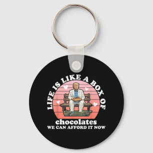 Porte-clés La Vie Est Comme Une Boîte De Chocolats Que Nous P