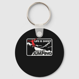Porte-clés La Vie Est Court Aller Cliff Jumping Cliff Diving