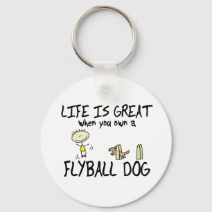Porte-clés La vie est grand porte - clé de Flyball