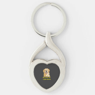 Porte-clés La vie est meilleure avec un Golden Retriever � Am