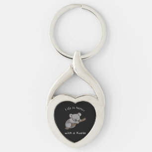Porte-clés La vie est meilleure avec un koala
